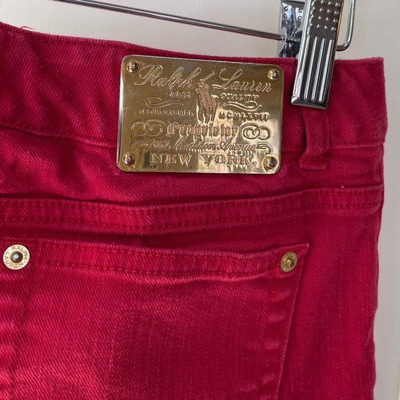 Ralph Lauren Red Denim - Picture 6 of 6